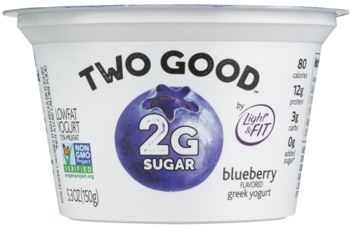 Two Good Blueberry Greek Yogurt, 5.3 Ounce -- 12 per case
