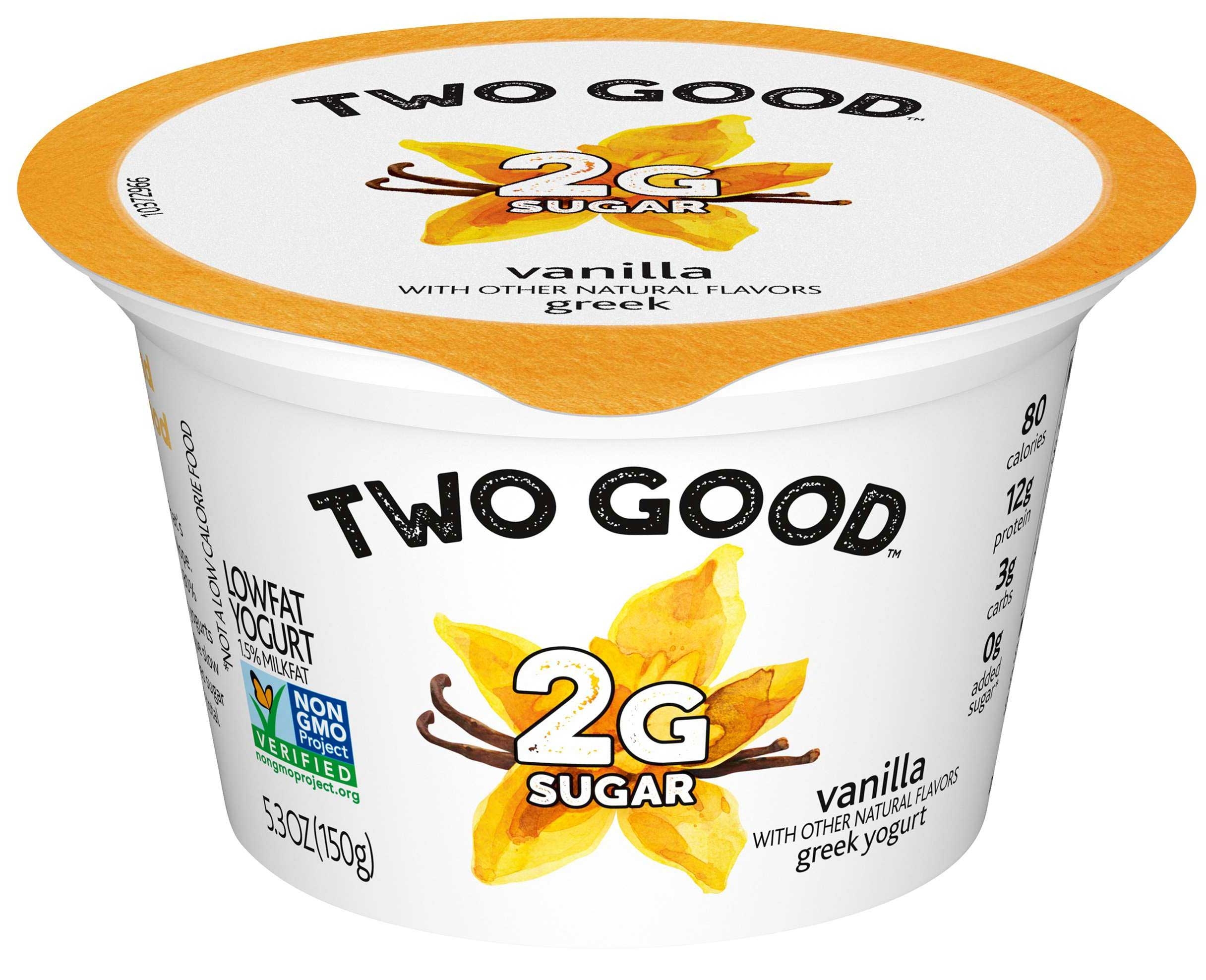 Two Good Vanilla Greek Yogurt, 5.3 Ounce -- 12 per case