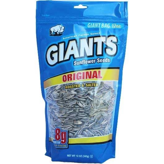 Giants Roasted and Salted Original Sunflower Seed, 12 Ounces -- 10 per case