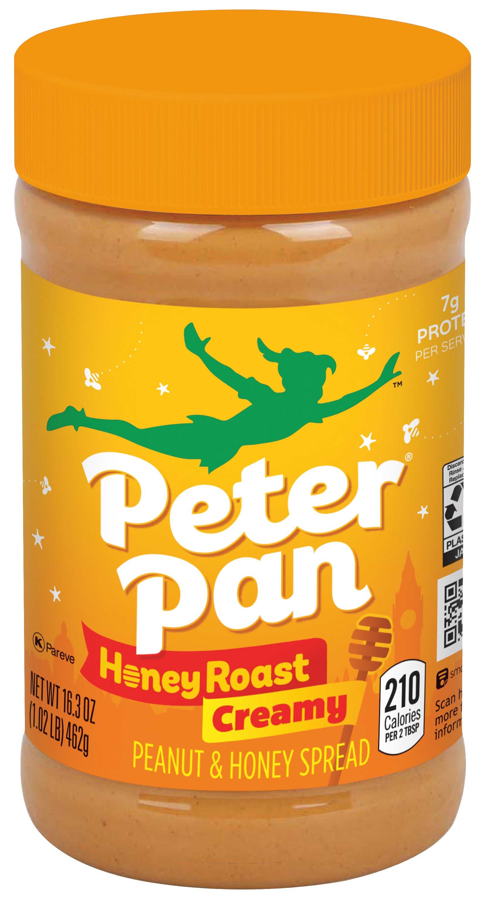 Peter Pan Honey Roast Creamy Peanut Butter, 16.3 Ounce -- 12 per case