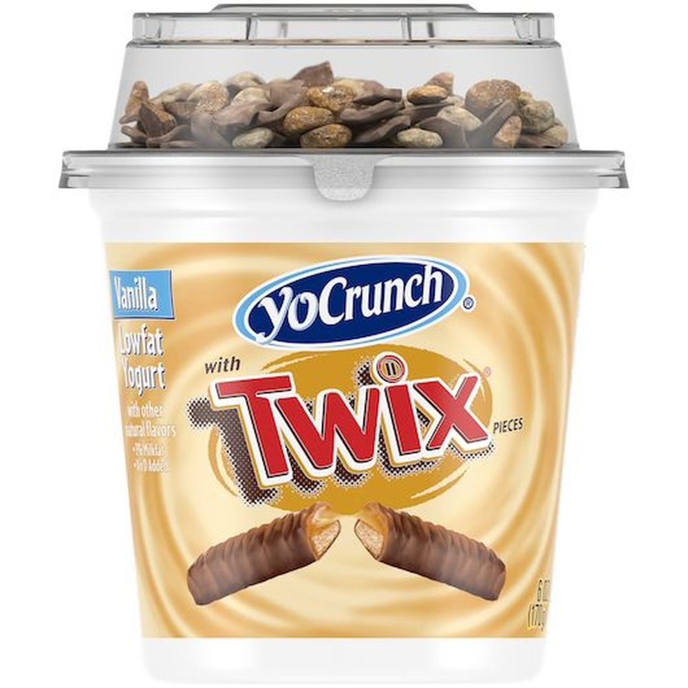 Yocrunch Twix with Low Fat Vanilla Yogurt, 6 Ounce -- 12 per case