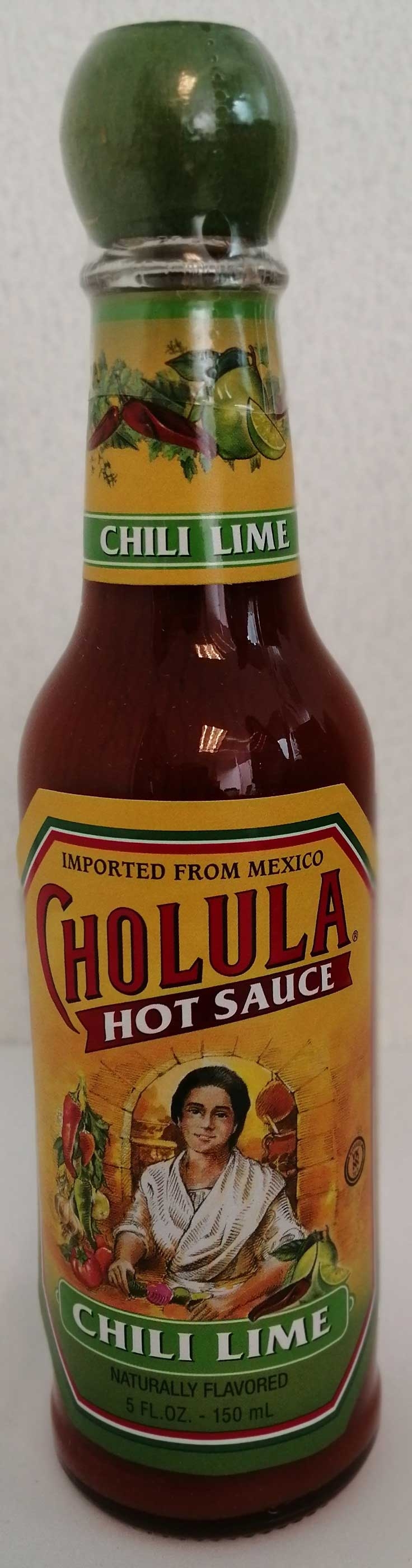 Cholula Chili Lime Hot Sauce, 5 Fluid Ounce -- 12 per case