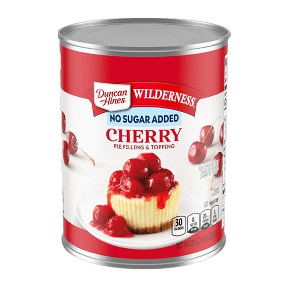 Wilderness No Sugar Added Cherry Pie Filling and Topping, 20 Ounce -- 8 per case