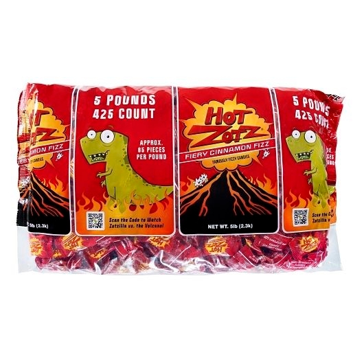 Hot Zotz Fiery Cinnamon Fizz Candy, 425 count