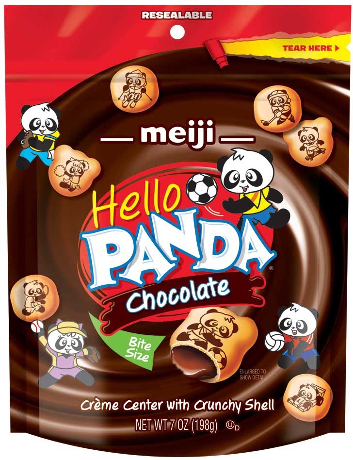 Hello Panda Chocolate Creme Filled Cookie - Display, 7 Ounce -- 48 per case.