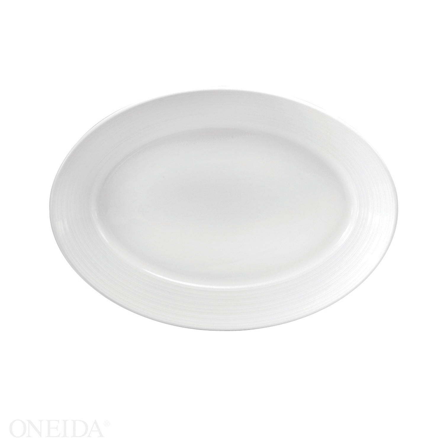 Oneida Botticelli/Santandrea Platters Botticelli Dia. (In.) =12 1/2in X 9 1/4in Pack -- 12 Per Case