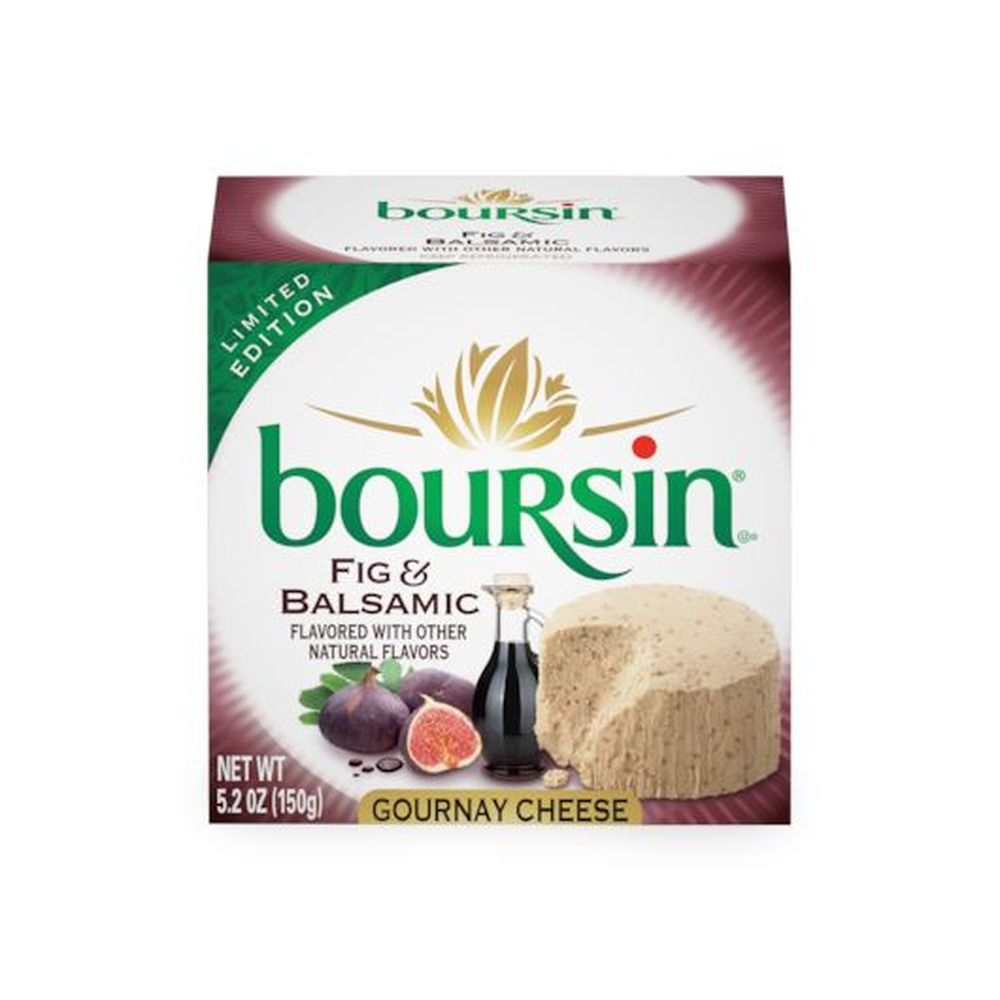 Boursin Fig and Balsamic Gournay Cheese, 5.2 Ounce -- 6 per case