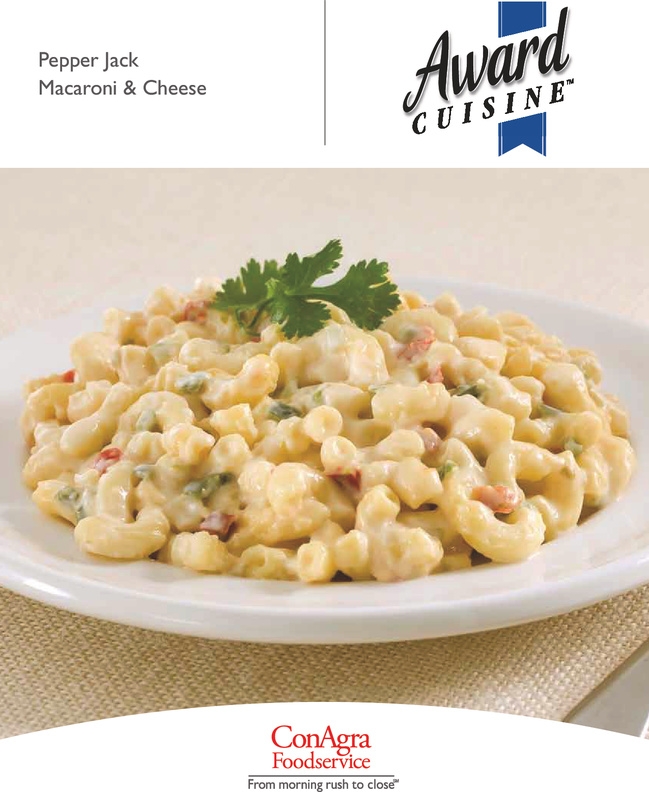 Award Cuisine Pepper Jack Mac N Cheese, 80 Ounce -- 4 per case.