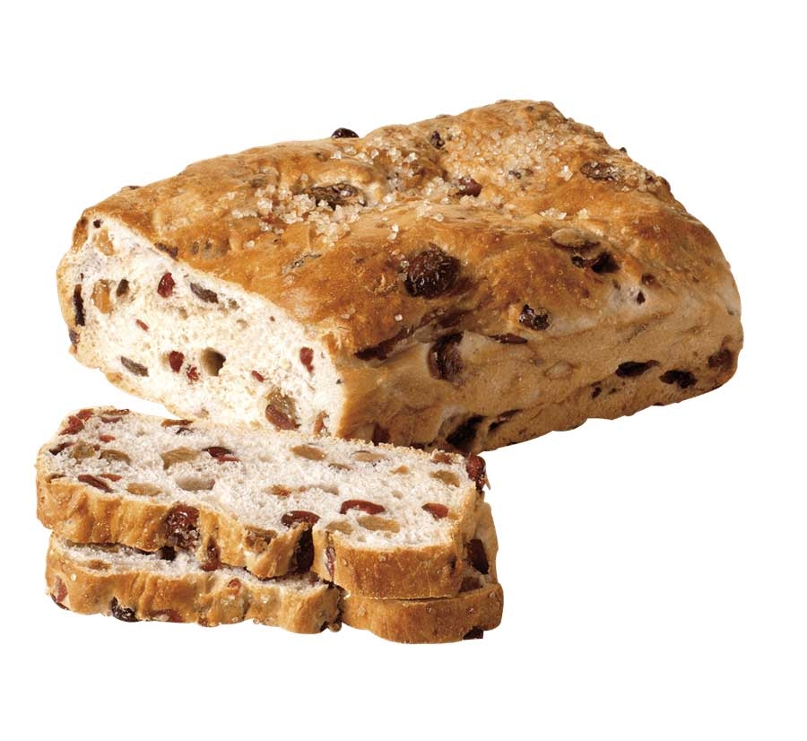 Ace Bakery Cranberry Raisin Focaccia Bread -- 12 per case.
