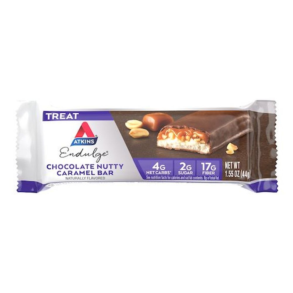Atkins Endulge Chocolate Nutty Caramel Bar, 1.55 Ounce -- 144 per case
