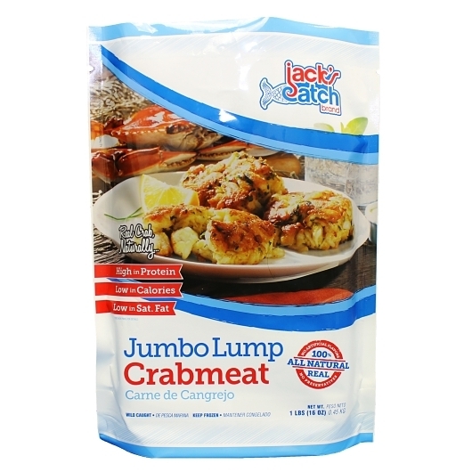 Jacks Catch Jumbo Lump Swimming Crab Meat, 1 Pound -- 8 per case