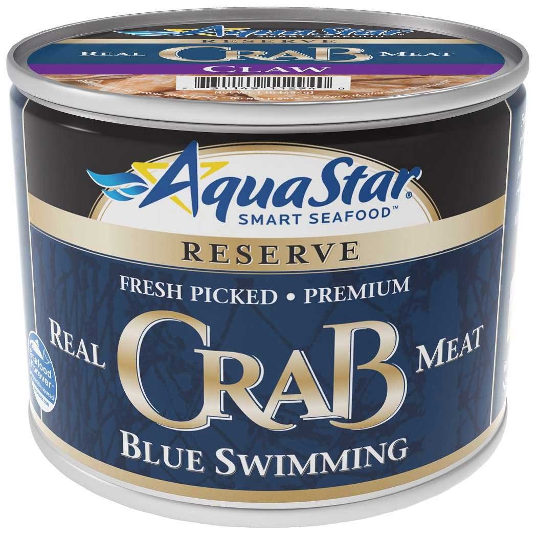 Aqua Star Reserve Pasteurized Blue Crab Claw Meat, 16 Ounce -- 6 per case