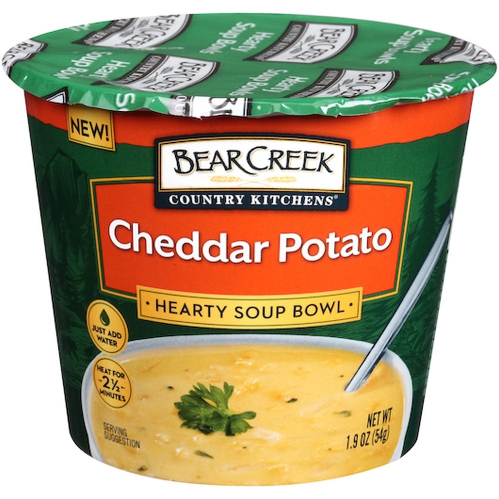 Bear Creek Cheddar Potato Soup Bowl, 1.9 Ounce -- 6 per case