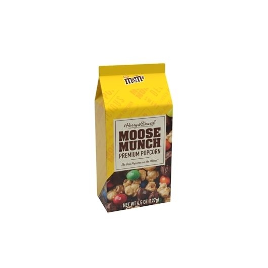Harry and David M and M Peanut Moose Munch Popcorn, 4.5 Ounce -- 6 per case