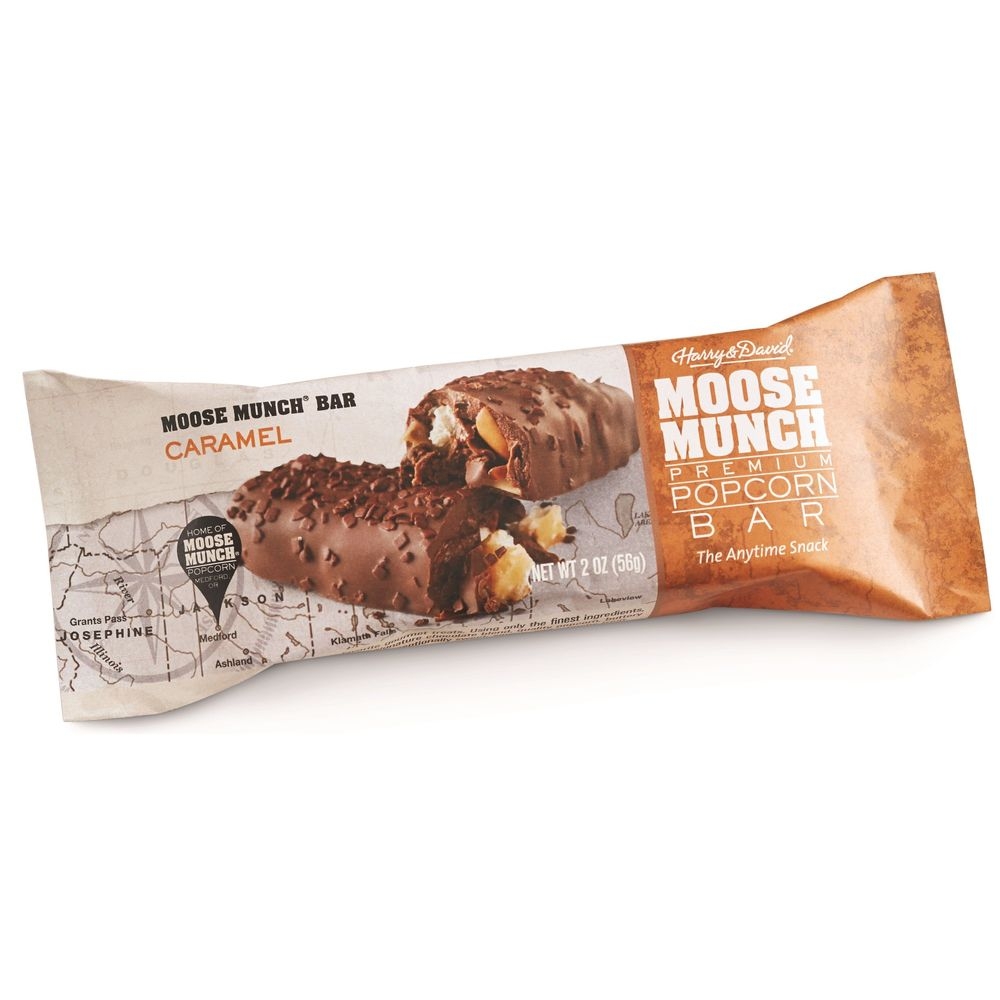 Harry and David Moose Munch Oregon Trail Caramel Bar, 2 Ounce -- 36 per case