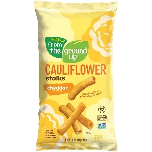 From The Ground Up Cheddar Cauliflower Stalks, 4 Ounce -- 6 per case