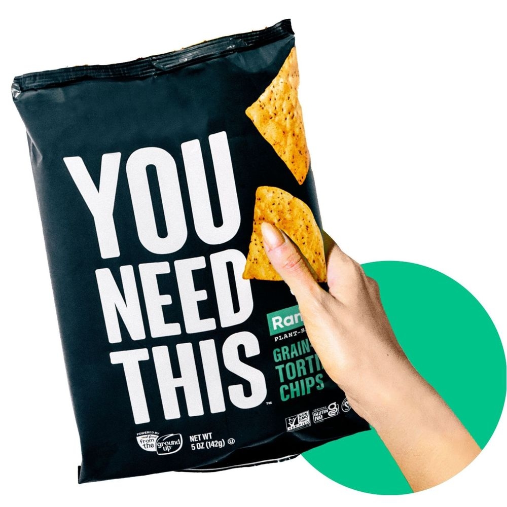 You Need This Grain Free Ranch Tortilla Chips, 5 Ounce -- 6 per case