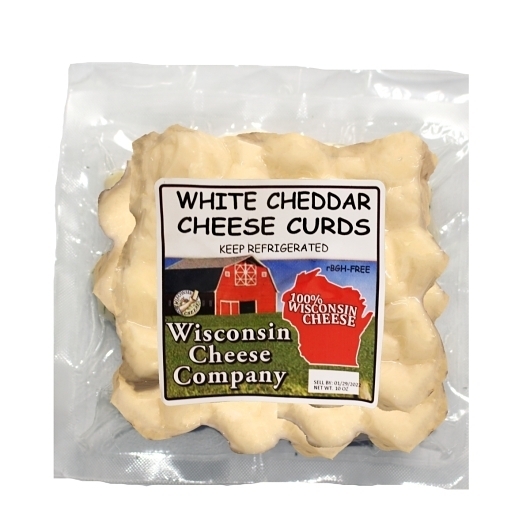 Wisconsin Cheese Company White Cheddar Cheese Curds, 10 Ounce -- 12 per case