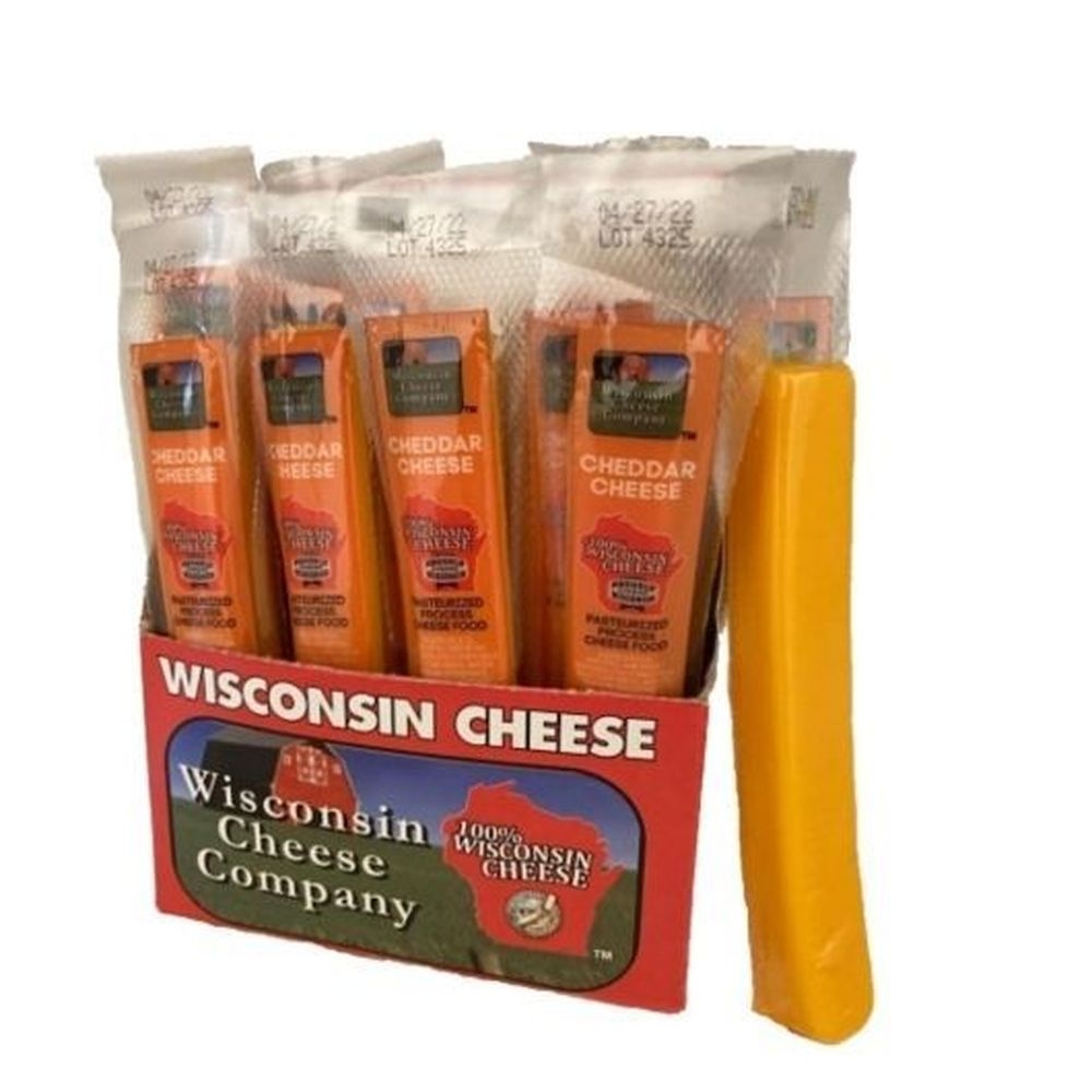 Wisconsin Cheese Company Cheddar Cheese Stick, 1 Ounce -- 192 per case