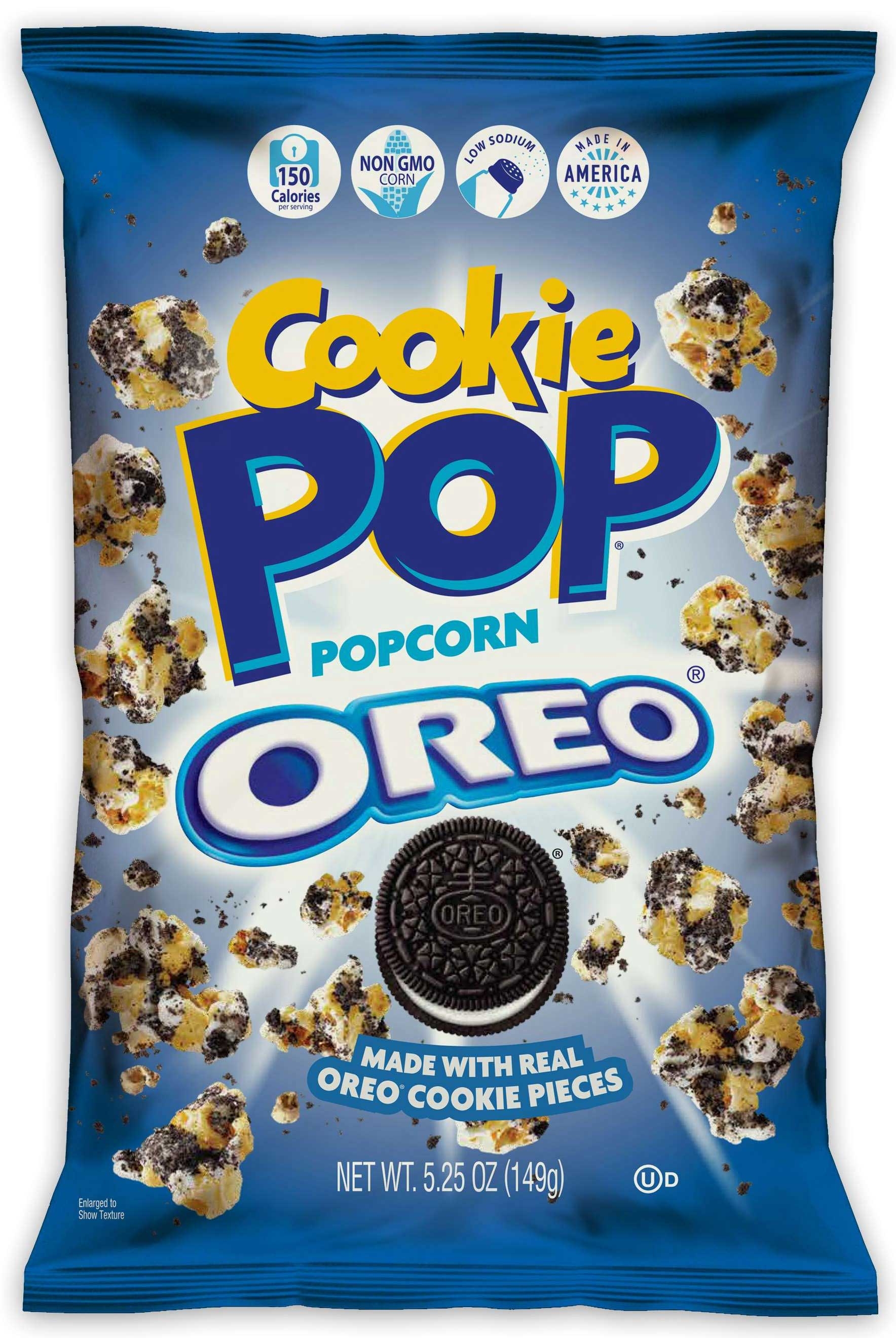 Snax Sational Oreo Cookie Pop Popcorn, 5.25 Ounce -- 12 per case