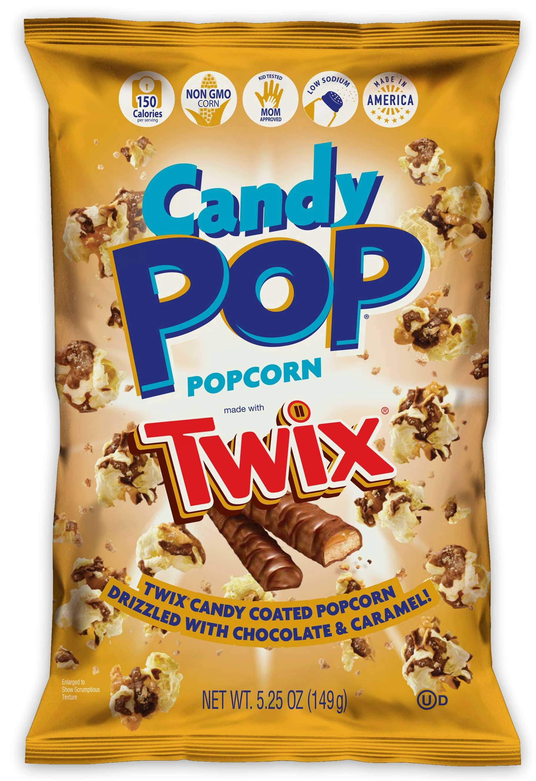 Candy Pop Twix Candy Coated Popcorn, 5.25 Ounce -- 12 per case