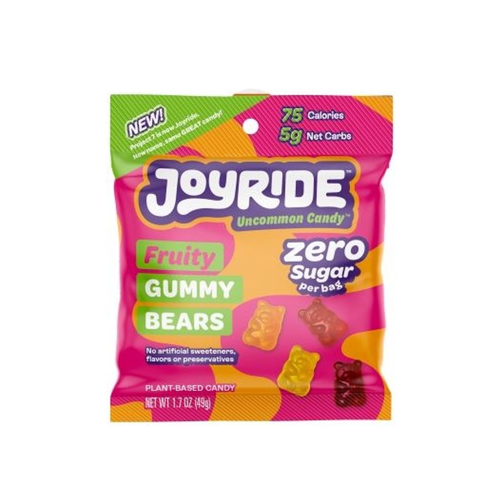 Joyride Zero Gummy Bears, 1.7 Ounce -- 64 per case