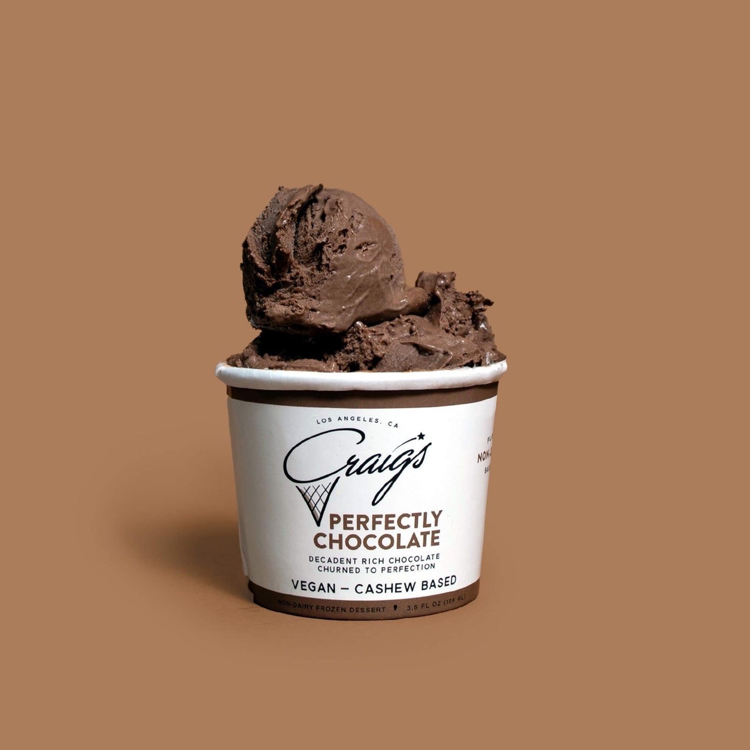 Craigs Vegan Dairy Free Perfectly Chocolate with Spoon, 3.6 Ounce -- 24 per case