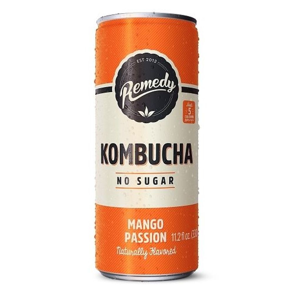 Remedy Mango Passion Kombucha, 11 Fluid Ounce -- 12 per case