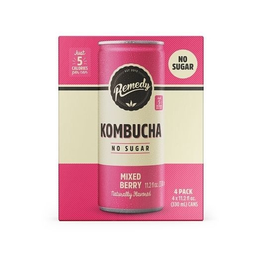 Remedy Mixed Berry Kombucha, 44 Fluid Ounce -- 6 per case