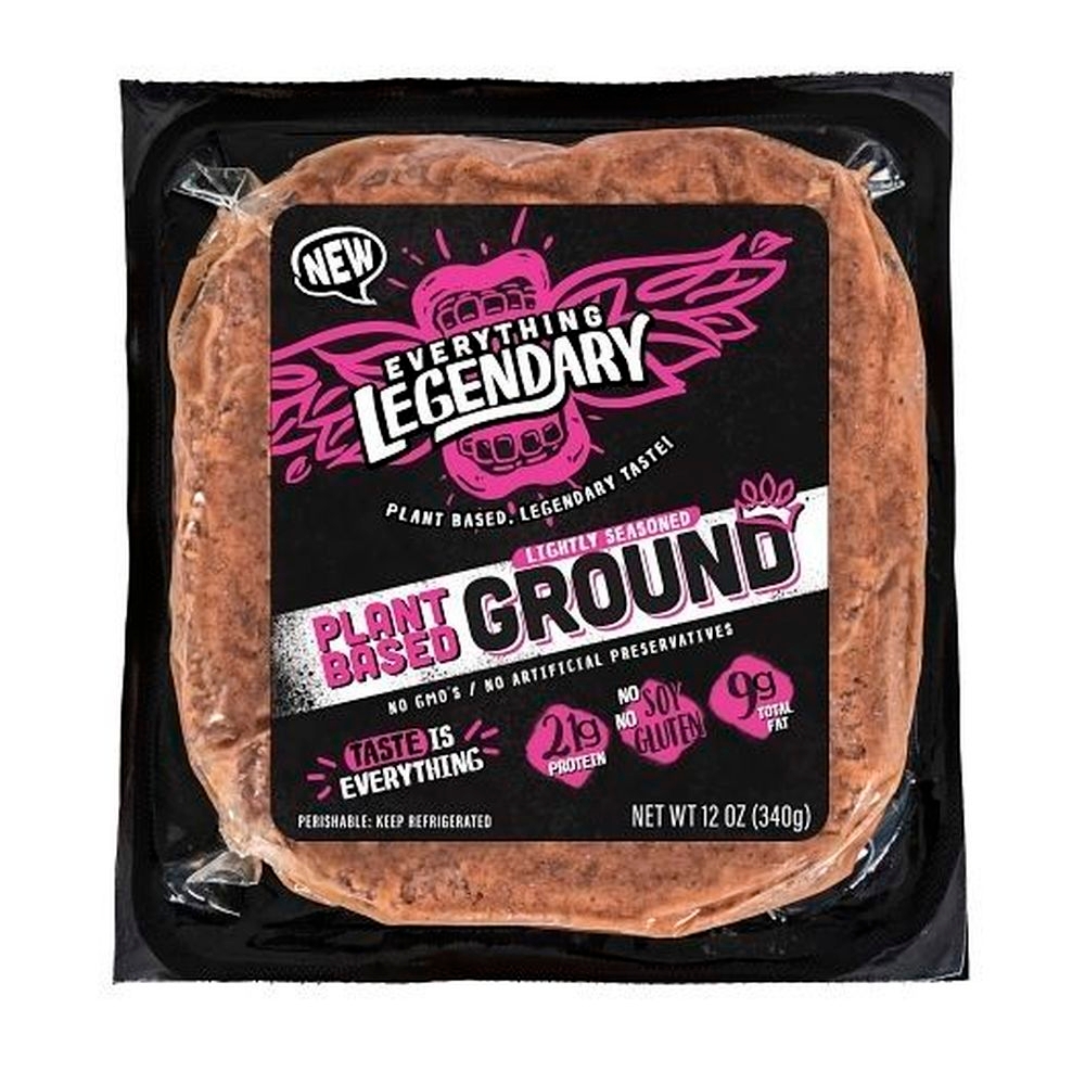 Everything Legendary Gourmet Plant Based Burgers, 12 Ounce -- 12 per case