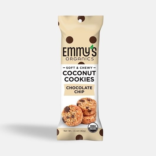 Emmys Organic Chocolate Chip Coconut Cookies, 72 count