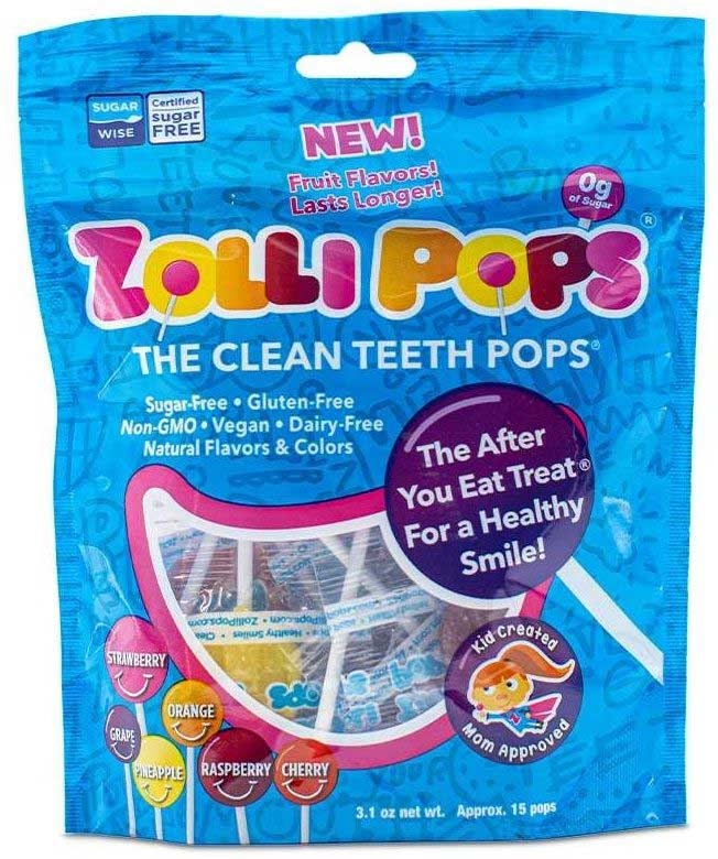 Zollipops Assorted Clean Teeth Pops, 3.1 Ounce -- 24 per case