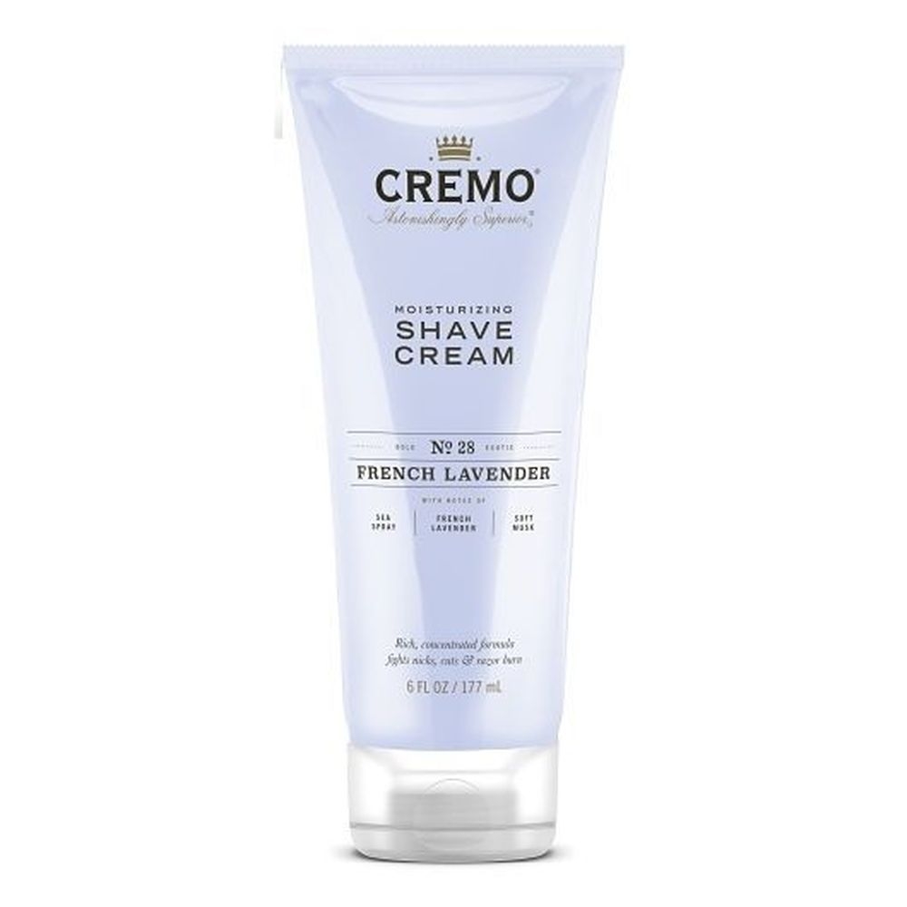 Cremo French Lavender Moisturizing Shave Cream, 6 Ounce -- 12 per case