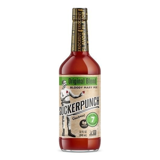 Suckerpunch Gourmet Original Bloody Mary Cocktail Mixer, 32 Ounce -- 6 per case