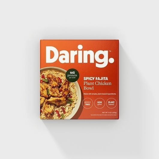 Daring Foods Spicy Fajita Plant Based Chicken Bowl, 9 Ounce -- 6 per case
