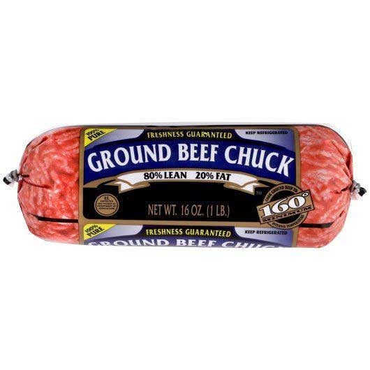 Ibp 136 Ground 81/19 Fine Beef Chuck , 1 Pound -- 36 per case