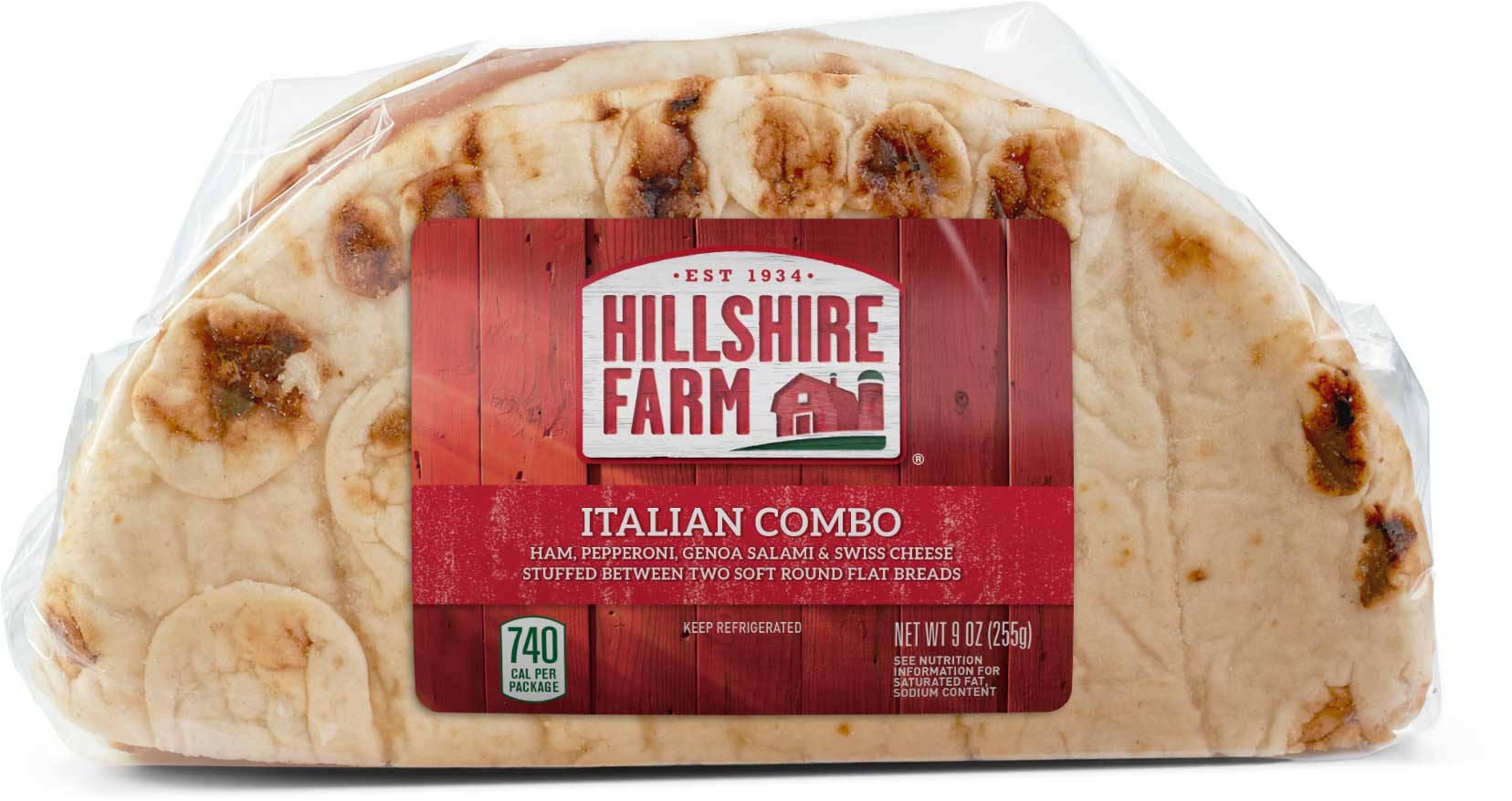 Hillshire Farm Italian Combo Flatbread Sandwich, 8.6 Ounce -- 10 per case