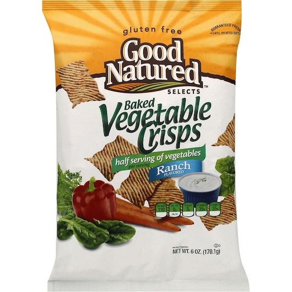 Good Natured Ranch Vegetable Crisps, 6 Ounce -- 12 per case