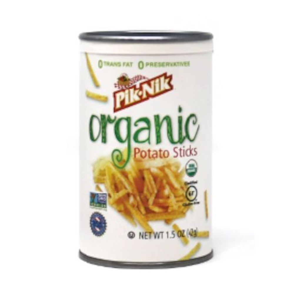 Pik Nik Organic Shoestring Potatoes, 1.5 Ounce Tray -- 24 per case