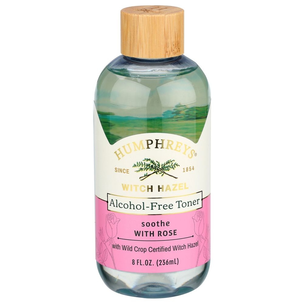 Humphreys Soothe Witch Hazel Plus Rose Alcohol-Free Toner, 8 Ounce