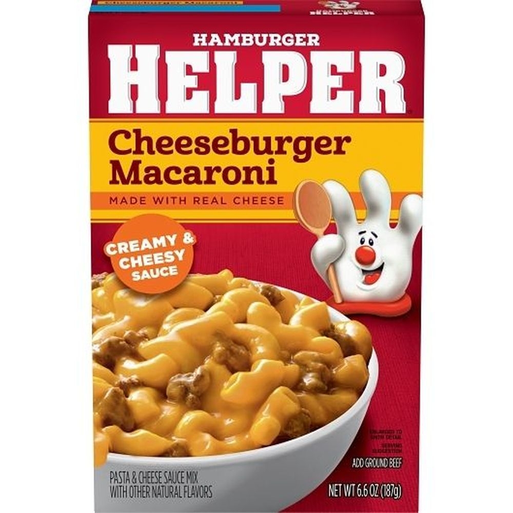Helper Cheeseburger Macaroni, 6.6 Ounce -- 12 per case
