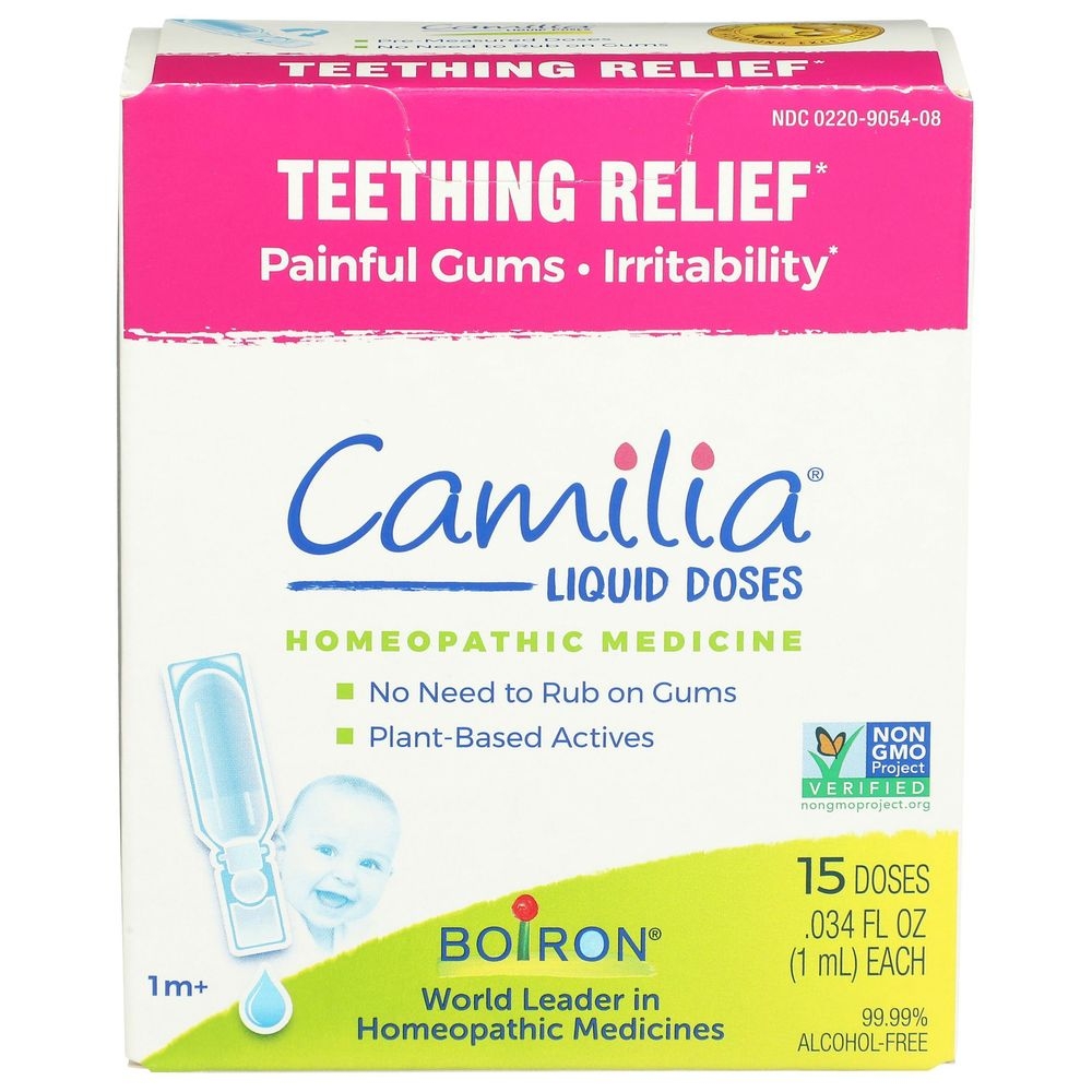 Boiron Camilia Teething Liquid Doses, 15 count