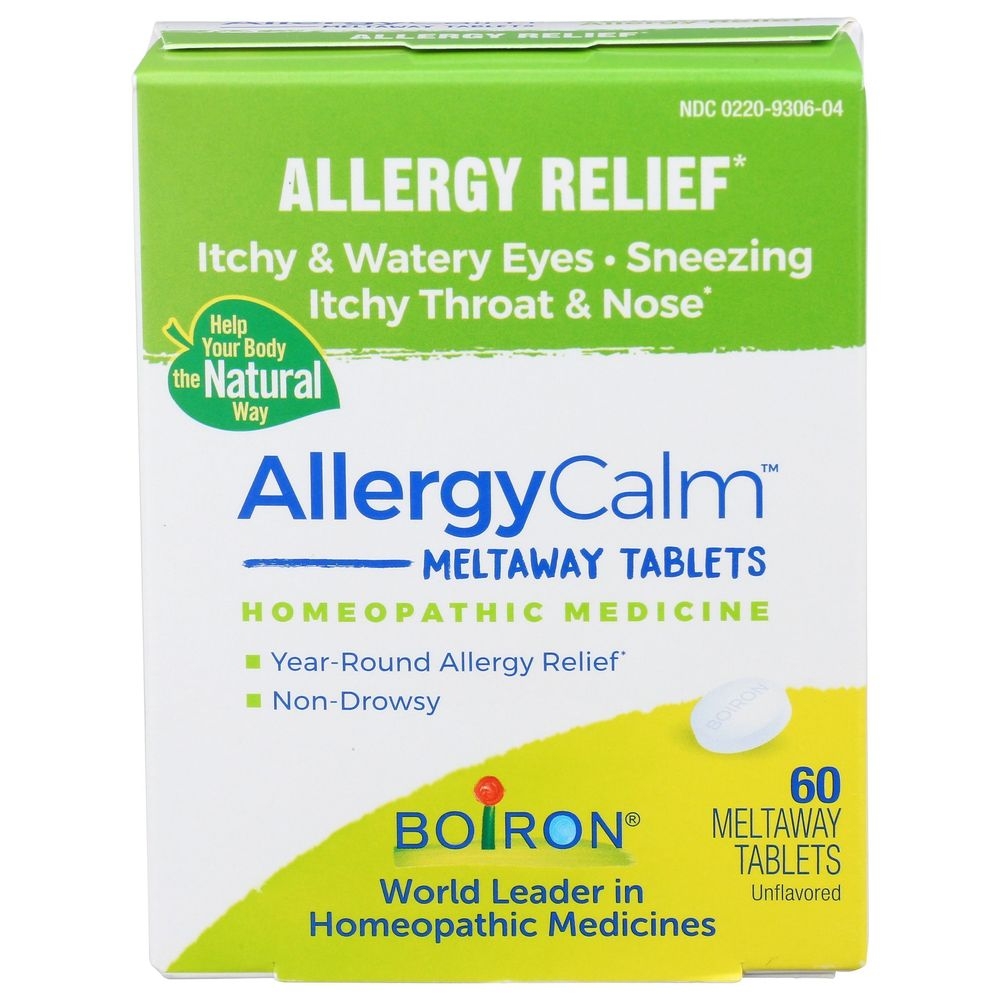 Boiron Allergy Calm Meltaway Tablets, 60 count