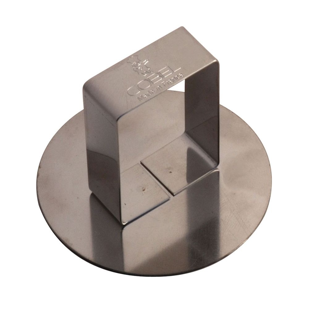 Gobel Stainless Steel Round Pusher, 3.9 inch x 1.9 inch Height