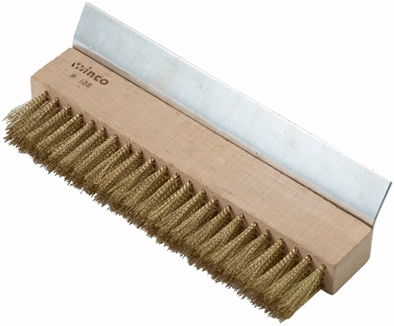 Winco Pizza Oven Brush Head, 10.25 x 1 3/8 x 1 3/4 inch -- 12 per case