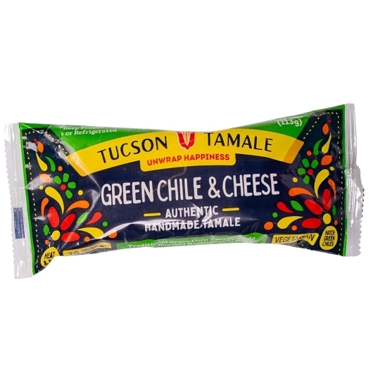 Tucson Green Chile and Cheese Tamales, 4 Ounce -- 12 per case