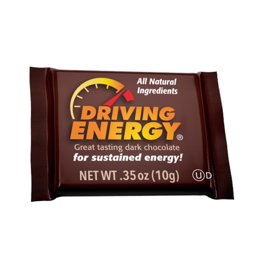 Zenevo Driving Energy Dark Chocolate, 0.35 Ounce -- 600 per case