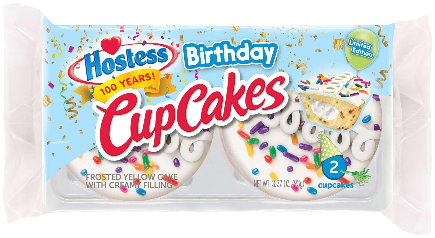 Hostess Birthday Cupcake, 3.27 Ounce -- 36 per case