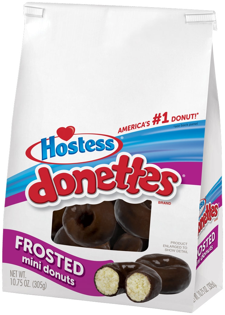 Hostess Chocolate Mini Donettes, 11.25 Ounce -- 6 per case.