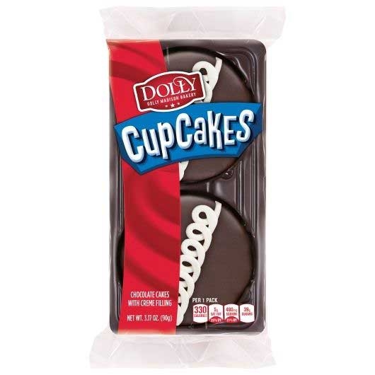 Dolly Madison Single Serve Chocolate Cupcake, 3.17 Ounce -- 36 per case